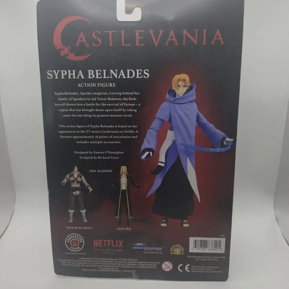 Castlevania Sypha Belnades Action Figure Toy  NEW Sealed